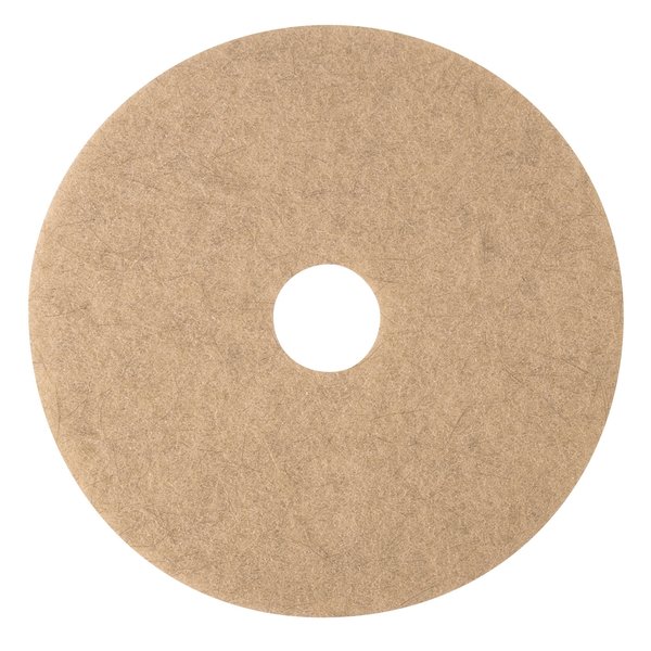 3M High-Speed Natural Blend Floor Burnishing Pads 3500, 20" Dia, Tan, PK5 3500